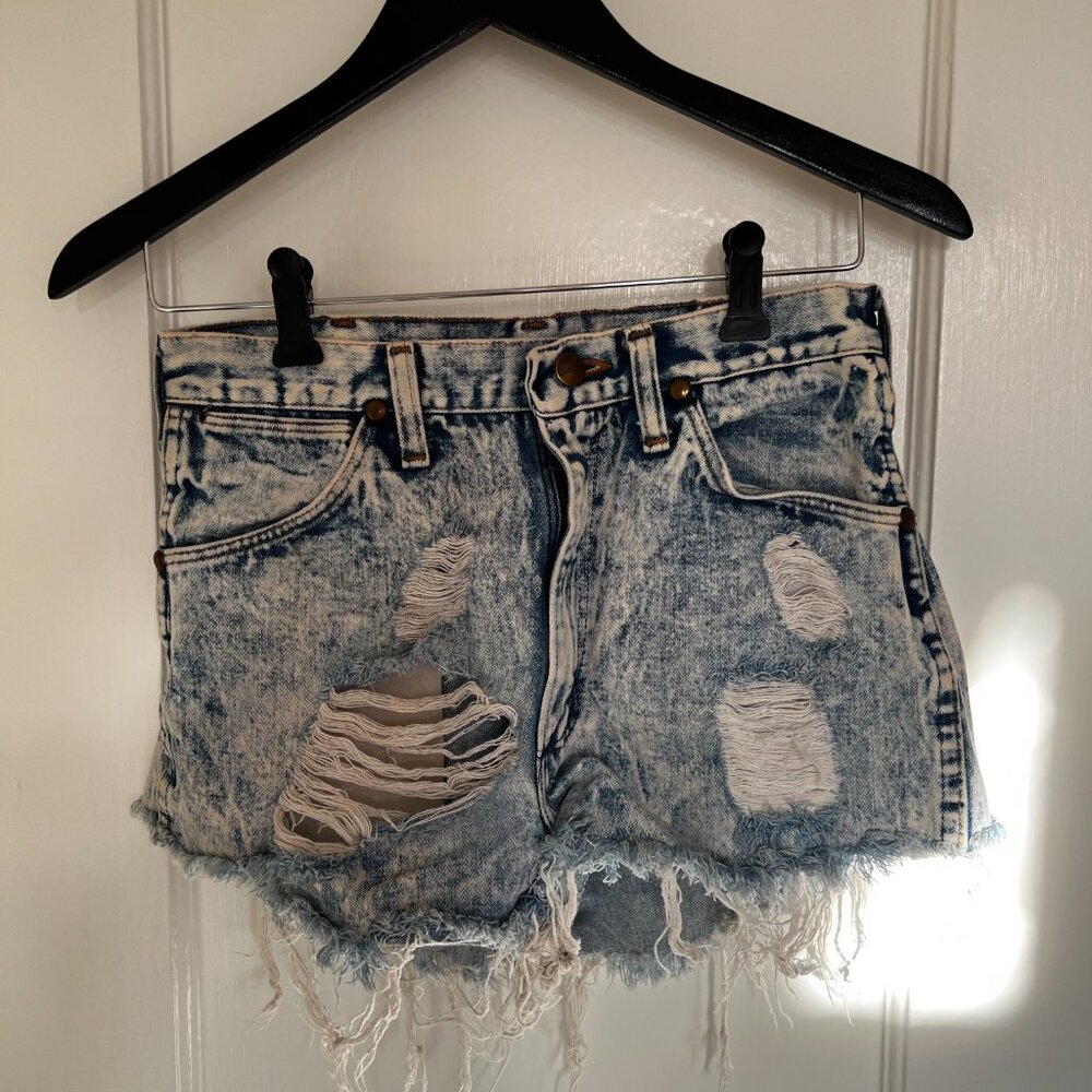 Vintage 90s Cropped Wrangler Shorts